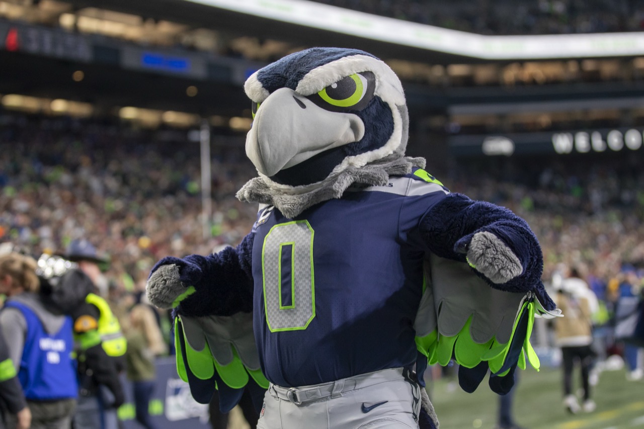 Major Tuddy, Miles, Gumbo, & Poe: NFL Mascots